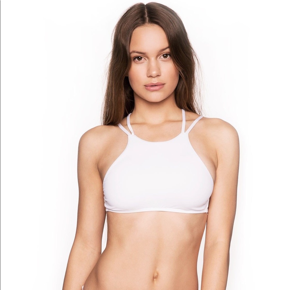 Frankie’s Marley Bikini Top Halter White